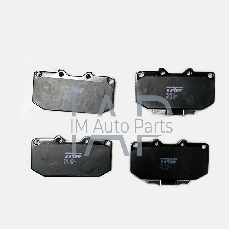 Véritable nouveau jeu de plaquettes de frein d'essieu avant TRW GDB1006 pour NISSAN