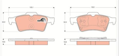 Nuovo set pastiglie freno TRW posteriore GDB1469 originale per FORD NISSAN OPEL SAAB RENAULT VAUXHALL - Immagine 3