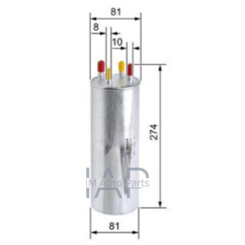 Nuovo filtro del carburante originale 0450906467 per VW