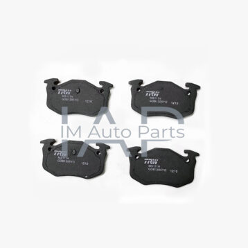 Conjunto de pastilhas de freio TRW eixo traseiro GDB1305YO original novo para CITROËN PEUGEOT RENAULT