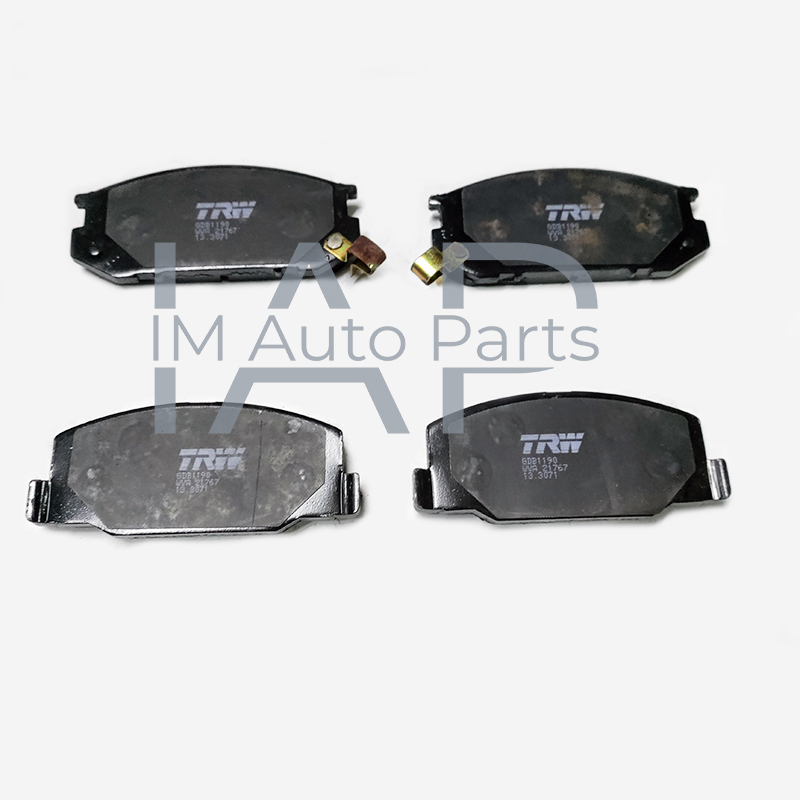 ชุดผ้าเบรคเพลาหน้า TRW GDB1190 ใหม่ของแท้สำหรับ TOYOTA